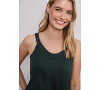 Street One Frauen Top mit V-Neck und Deko-Detail in Grün, Gr: 34