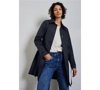 Trenchcoat STREET ONE Gr. 34, blau (gravity blue) Damen Mäntel (82893235-34) gravity blue