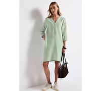 Street One Frauen Tunika-Kleid aus Leinen in Grün, Gr: 34