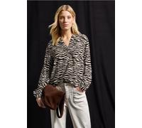 Street One Frauen Tunika mit Zebra Print in Braun, Gr: 46