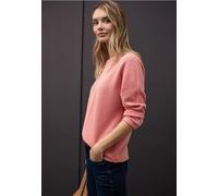 Two-Tone Strukturshirt Rot 34