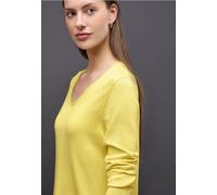 Street One Frauen V-Neck Pullover in Gelb, Gr: 44