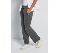 Cordhose STREET ONE, Damen, Gr. 46, Länge 30, concrete grau, Web, 98% Baumwolle, 2% Elasthan, unifarben, loose fit lang, Hosen, in Cord-Optik (32748216-46) concrete grau