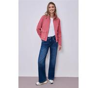 Street One Washed-Look Jacke desert berry 46