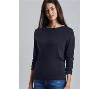 Street One Frauen Weicher Strickpullover in Blau, Gr: 40