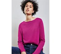 Street One Frauen Weicher Strickpullover in Pink, Gr: 46