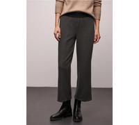 Street One Frauen Wide Leg Herringbone Hose in Braun, Gr: 32