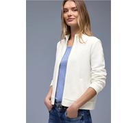 Street One Frauen Zipper Jacke in Weiß, Gr: 42