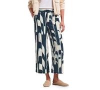 Street One Gemusterte Wide Leg Hose