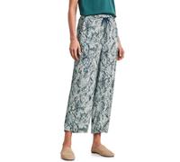 Street One Gemusterte Wide Leg Hose