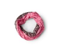 Street One Frauen Gemusterter Loop Schal in Pink, Gr: One size