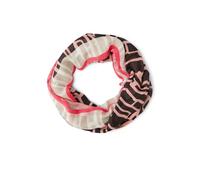 Street One Frauen Gemusterter Loop Schal in Orange, Gr: One size