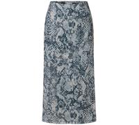 Street One - Gemusterter Mesh-Rock blau - Gr. - 34