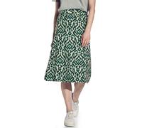 Wickelrock STREET ONE, Damen, Gr. 36, grün (hunter grün), Stoff, 88% Viskose, 12% Polyamid, bedruckt, casual, gerade wadenlang, Röcke, softer Materialmix (10148910-36) hunter grün