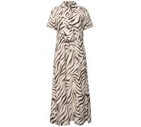 STREET ONE Damen A144565 Gemustertes Blusenkleid, Tumbled Beige, 34