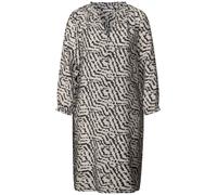 STREET ONE Damen A144441 Gemustertes Kleid, Moonstone Sand, 34