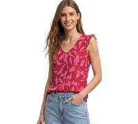 Street One Gemustertes Mesh-Top Salsa red 38