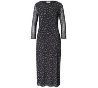 Street One - Gemustertes Midikleid braun - Gr. - 38