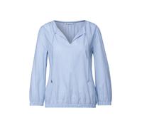 STREET ONE Damen A345640 Gestreifte Bluse, Smoked Blue, 42