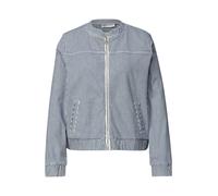 Street One - Gestreifte Bomberjacke blau - Gr. - 42