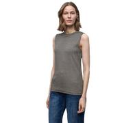 Street One Frauen Gestreiftes Basic Top in Braun, Gr: 42