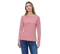 Street One Gestreiftes Shirt Power Berry 34