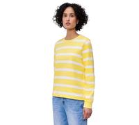 Street One Gestreiftes Sweatshirt Bloom Yellow 46