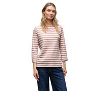 Street One Gestreiftes U-Boot Shirt Faded Rose 34