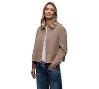 Langarmbluse STREET ONE, Damen, Gr. 38, light terra mocha, Web, Obermaterial: 100% Baumwolle, unifarben, lässig geschnitten hüftlang, Rundhals, 1-Knopf-Manschette, Blusen, in Cord-Qualität (19739009-3