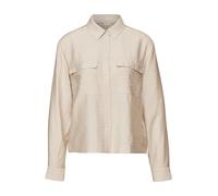 Street One - Hemdbluse mit Brusttaschen beige - Gr. - 38