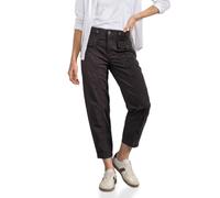 Stoffhose STREET ONE, Damen, Gr. 40, Länge 28, schwarz coffee, Web, 98% Baumwolle, 2% Elasthan, unifarben, comfort fit knöchelfrei, Hosen Stoffhose, im Papertouch (97351130-40) schwarz coffee