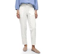 Street One High Waist Barrel Leg Hose im Casual Fit Off White 40