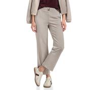 Stoffhose STREET ONE, Damen, Gr. 40, Länge 26, clay sand, Stoff, 83% Polyester, 14% Viskose, 3% Elasthan, unifarben, comfort fit 7/8-Länge, Hosen Stoffhose, High Waist (20191060-40) clay sand
