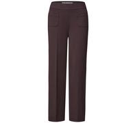 Street One Damen High Waist Straight Leg Hose im Casual Fit 3818521