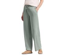 Stoffhose STREET ONE, Damen, Gr. 44, Länge 30, schwarz mint grün, Stoff, 59% Polyester, 40% Viskose, 1% Elasthan, unifarben, comfort fit lang, Hosen Stoffhose, High Waist (37915268-44) schwarz mint gr