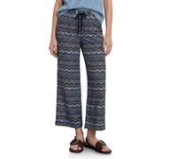 Stoffhose STREET ONE, Damen, Gr. 34, Länge 30, blau (frozen wave), Stoff, 88% Viskose, 12% Polyamid, bedruckt, regular fit normal, Hosen Stoffhose, High Waist (12548954-34) frozen wave