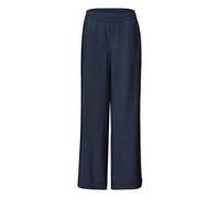 Webhose STREET ONE "Style Emee", Damen, Gr. 42, Länge 30, shadowed navy, Web, Obermaterial: 90% Modal, 10% Polyester, unifarben, loose fit lang, Hosen, Wide Leg Hose mit Crochet Tape (98624926-42) sha