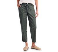 Cargohose STREET ONE, Damen, Gr. 44, Länge 28, grün (marshy grün), Web, 98% Baumwolle, 2% Elasthan, unifarben, loose fit knöchelfrei, Hosen Cargohose, Middle Waist (32136839-44) marshy grün