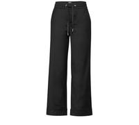 Sweathose STREET ONE Gr. 36, Länge 28, schwarz (black) Damen Hosen (56596938-36) black