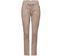 STREET ONE Hose im Velours-Look