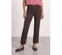 Jerseyhose STREET ONE "Style Amalia", Damen, Gr. 40, Länge 28, ruby vine, Jersey, Obermaterial: 61% Viskose, 32% Polyamid, 7% Elasthan, unifarben, normal lang, Hosen Jerseyhose, mit Gummizug und Stret