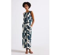 STREET ONE Gemusterte Wide Leg Hose