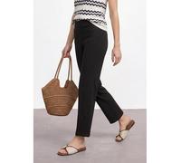 Street One Jerseyhose "Style Amalia" Damen – Gummizug & Stretch – Schwarz Gr. 36/L28