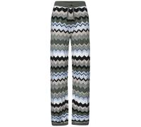 Street One - Hose mit Zick-Zack Muster deep bound green - Gr. - 30