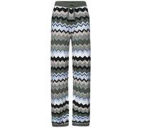 Street One - Hose mit Zick-Zack Muster grün - Gr. - 30
