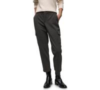 Cargohose STREET ONE, Damen, Gr. 44, Länge 28, rustic braun, Stoff, 58% Polyester, 36% Viskose, 6% Elasthan, unifarben, loose fit knöchelfrei, Hosen Cargohose, im Cargo-Style (99274627-44) rustic brau