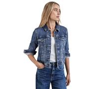 Jeansjacke STREET ONE Gr. 36, blau (soft medium washed) Damen Jacken (87197030-36) soft medium washed