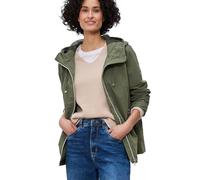 Street One Frauen Jacke mit Kapuze und Zipper in Grün, Gr: 36