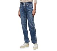 Comfort-fit-Jeans STREET ONE, Damen, Gr. 33, Länge 30, blau (medium blau authentic), Jeans, 98% Baumwolle, 2% Elasthan, unifarben, lang, Jeans, High Waist (15041061-33) medium blau authentic