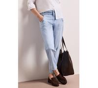 Street One - Lässige Hose im Barrel Fit - Style Karlie blau - Gr. - 28